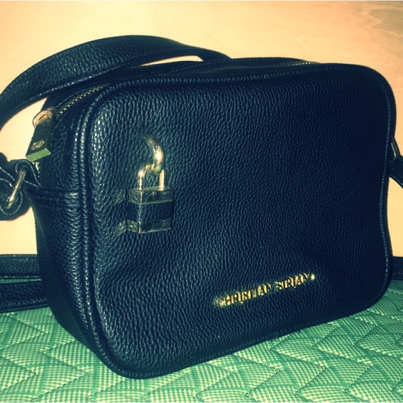 Black Leather Crossbody Purse (Good Condition) - Picture 2 of 2